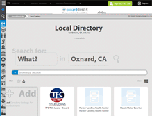 Tablet Screenshot of directory.oxnarddirect.info